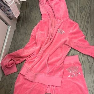 Y2K Juicy couture original pink velour outfit